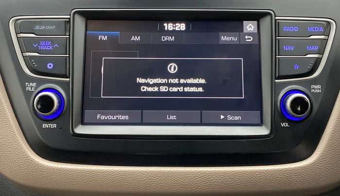 2018 Hyundai Elite i20 Asta 1.2 CVT, Petrol, Automatic, 64,852 km, Infotainment system - GPS Card not working/missing
