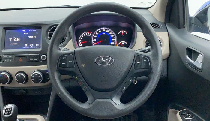 2019 Hyundai Grand i10 SPORTZ 1.2 KAPPA VTVT, Petrol, Manual, 14,334 km, Steering Wheel Close Up