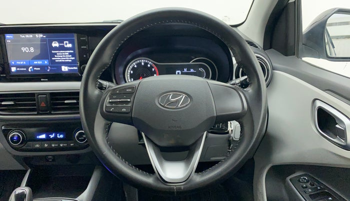 2020 Hyundai GRAND I10 NIOS SPORTZ AMT 1.2 KAPPA VTVT, Petrol, Automatic, 9,665 km, Steering Wheel Close Up