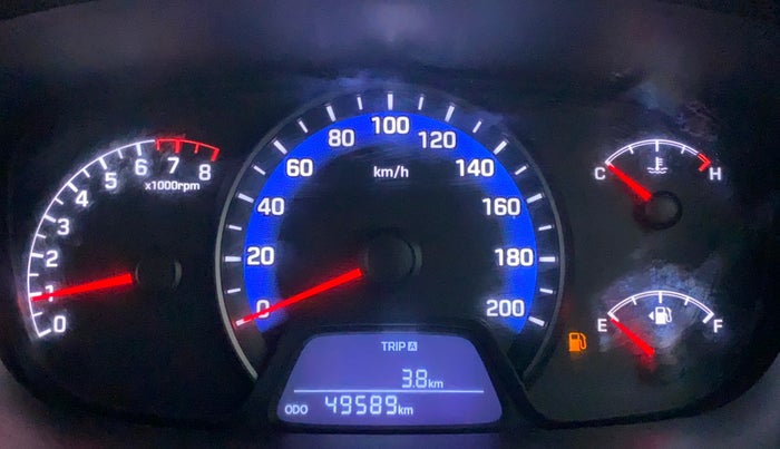 2014 Hyundai Xcent S 1.2, Petrol, Manual, 49,717 km, Odometer Image