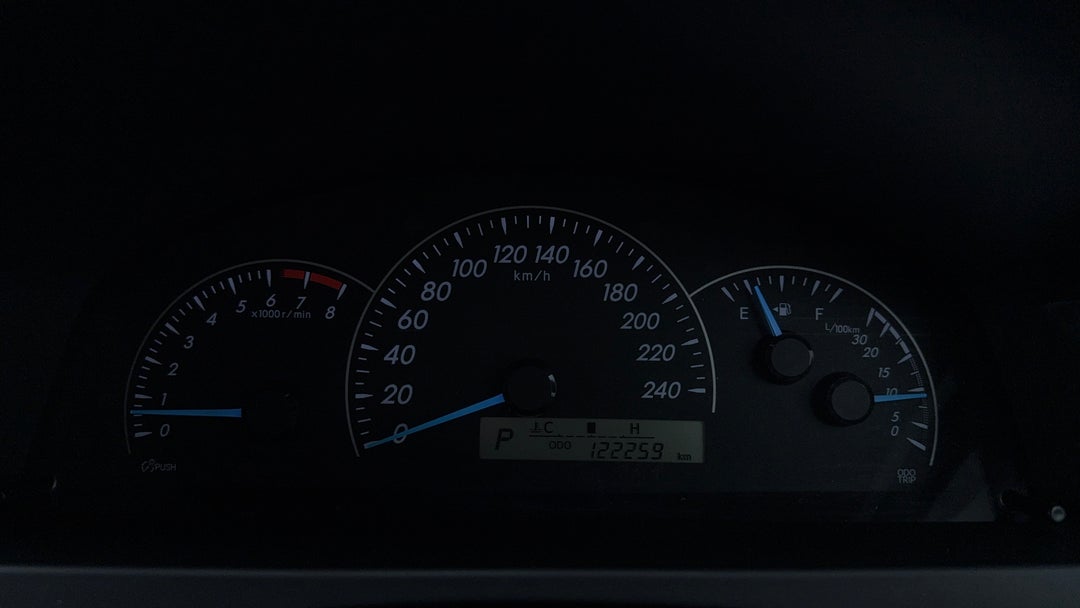 2017 Toyota Camry Altise, Automatic, 122259 km, Odometer View