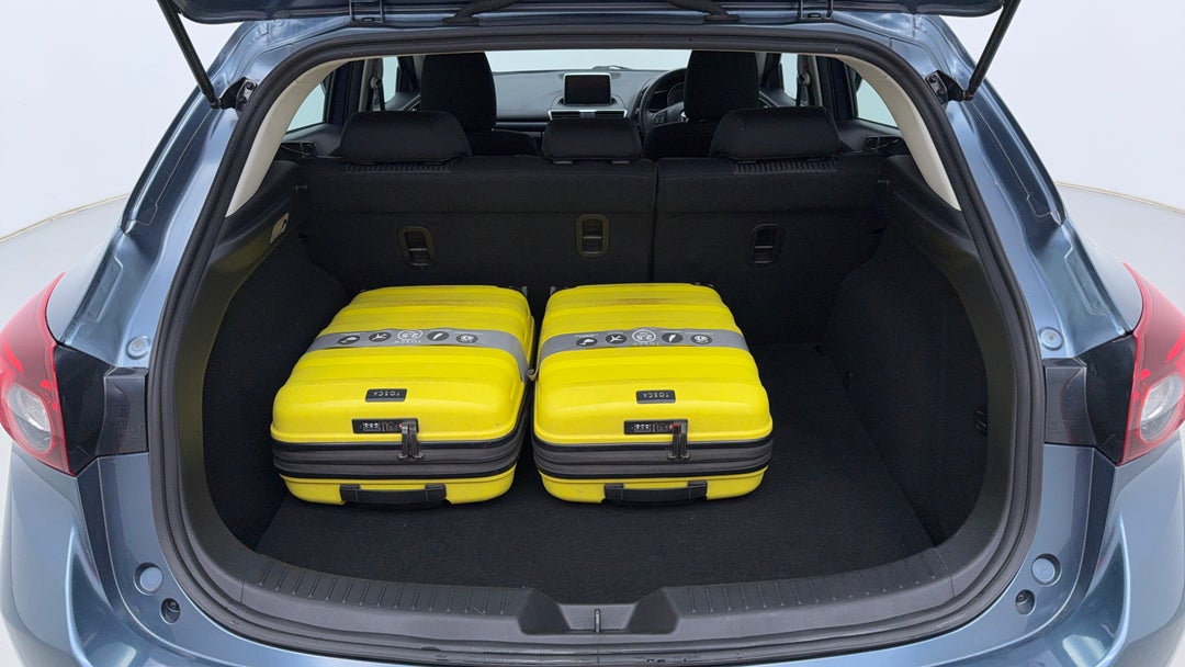 Boot Inside View with Luggage