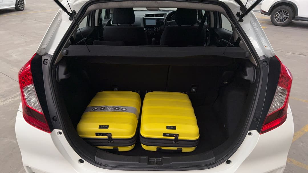 Boot Inside View with Luggage