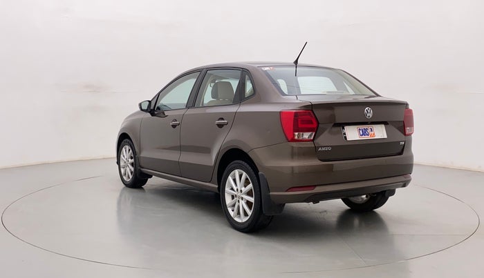 2018 Volkswagen Ameo HIGHLINE PLUS 1.5L AT 16 ALLOY, Diesel, Automatic, 1,03,524 km, Left Back Diagonal