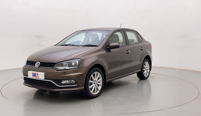 2018 Volkswagen Ameo HIGHLINE PLUS 1.5L AT 16 ALLOY, Diesel, Automatic, 1,03,524 km, Left Front Diagonal