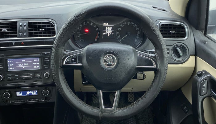 2017 Skoda Rapid 1.5 TDI MT AMBITION, Diesel, Manual, 62,357 km, Steering Wheel Close Up