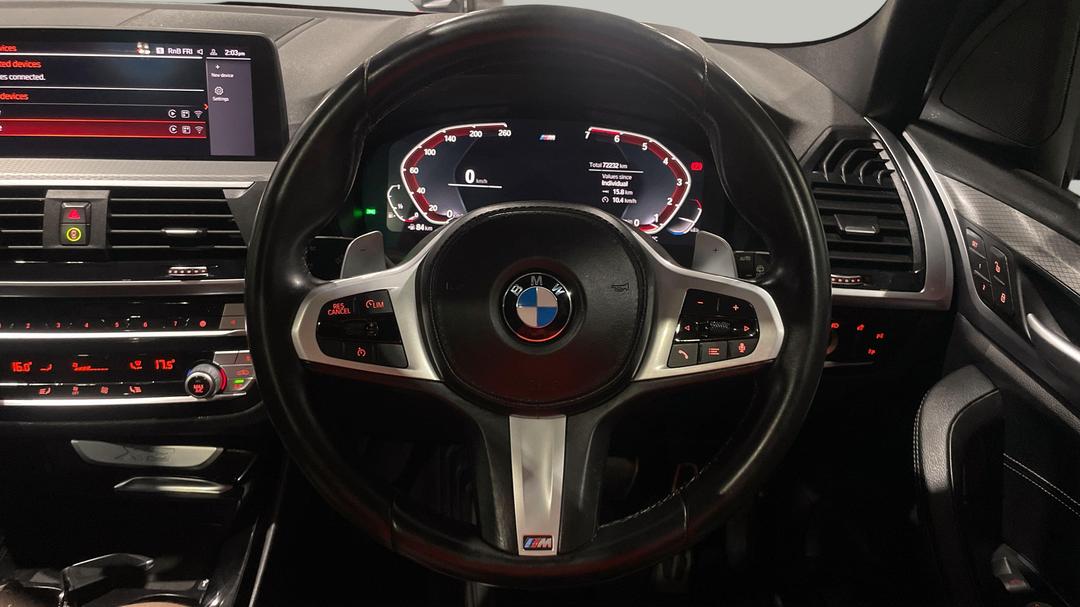 2021 BMW X3 xDrive30i M Sport, Automatic, 72232 km, Steering Wheel Close-up