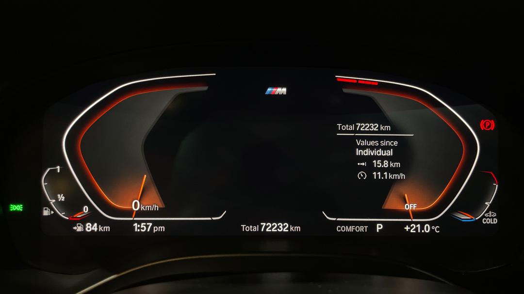 2021 BMW X3 xDrive30i M Sport, Automatic, 72232 km, Odometer View