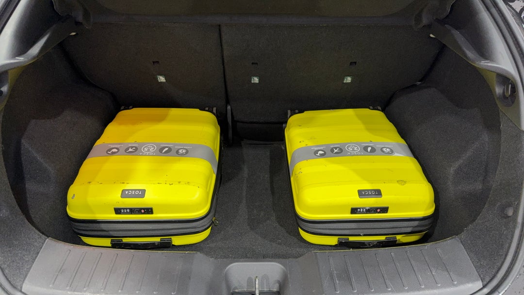 Boot Inside View with Luggage