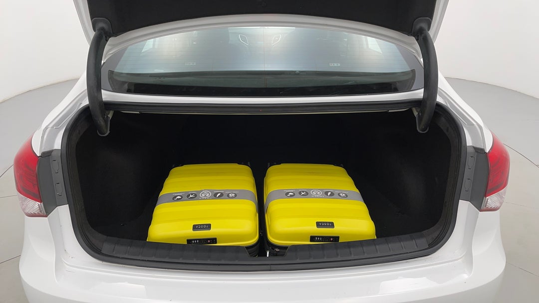 Boot Inside View with Luggage