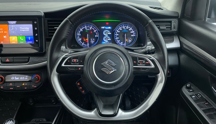 2019 Maruti XL6 ALPHA SHVS  MT, Petrol, Manual, 27,744 km, Steering Wheel Close Up