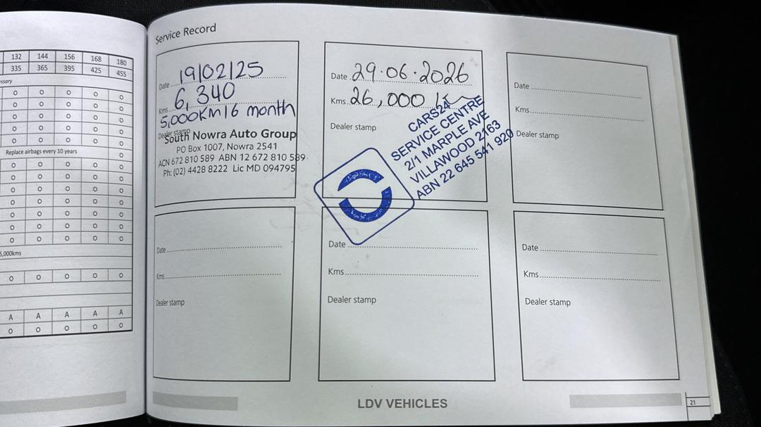 2023 LDV Deliver 9 Mwb Mid Roof, Automatic, 26223 km, Service History