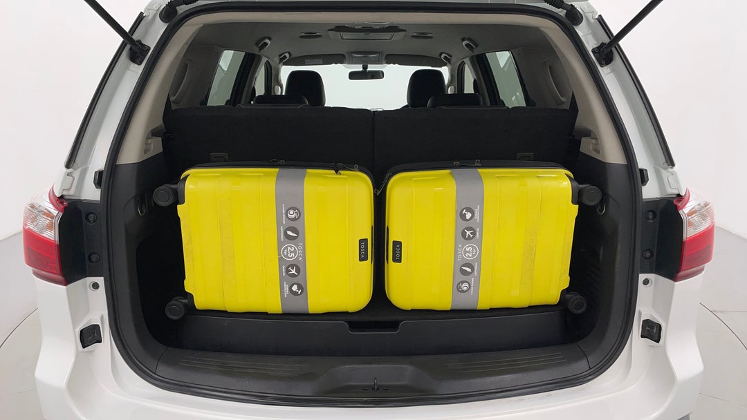 Boot Inside View with Luggage