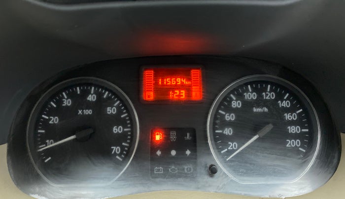 2015 Nissan Terrano XL D PLUS, Diesel, Manual, 1,15,925 km, Odometer Image