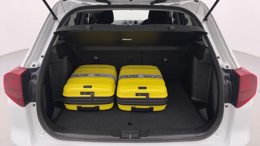 Boot Inside View with Luggage