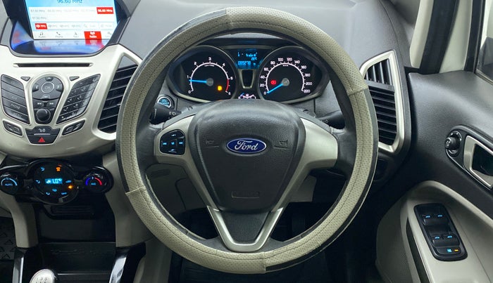 2017 Ford Ecosport TITANIUM 1.5L DIESEL, Diesel, Manual, 89,380 km, Steering Wheel Close Up
