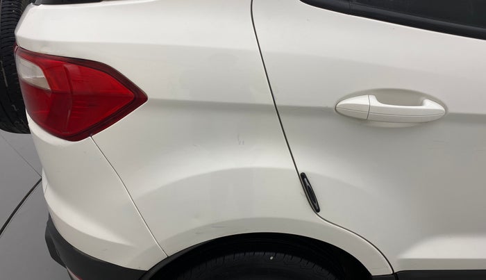 2017 Ford Ecosport TITANIUM 1.5L DIESEL, Diesel, Manual, 89,380 km, Right quarter panel - Minor scratches