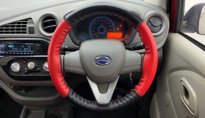 2016 Datsun Redi Go T (O), Petrol, Manual, 20,205 km, Steering Wheel Close Up