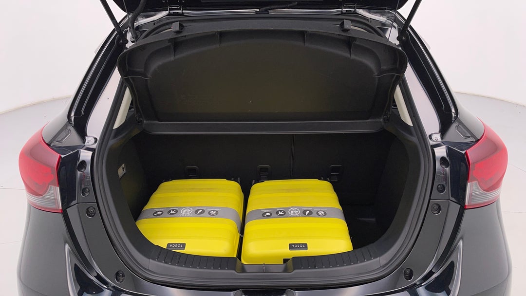 Boot Inside View with Luggage