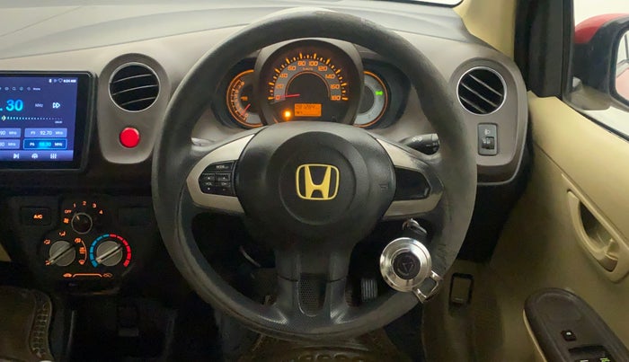 2012 Honda Brio S MT, Petrol, Manual, 81,283 km, Steering Wheel Close Up