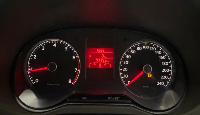 2012 Volkswagen Vento HIGHLINE 1.6 MPI, Petrol, Manual, 93,393 km, Odometer Image