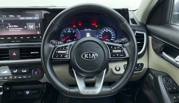 2020 KIA SELTOS HTX+ MT 1.5 DIESEL, Diesel, Manual, 16,939 km, Steering Wheel Close Up