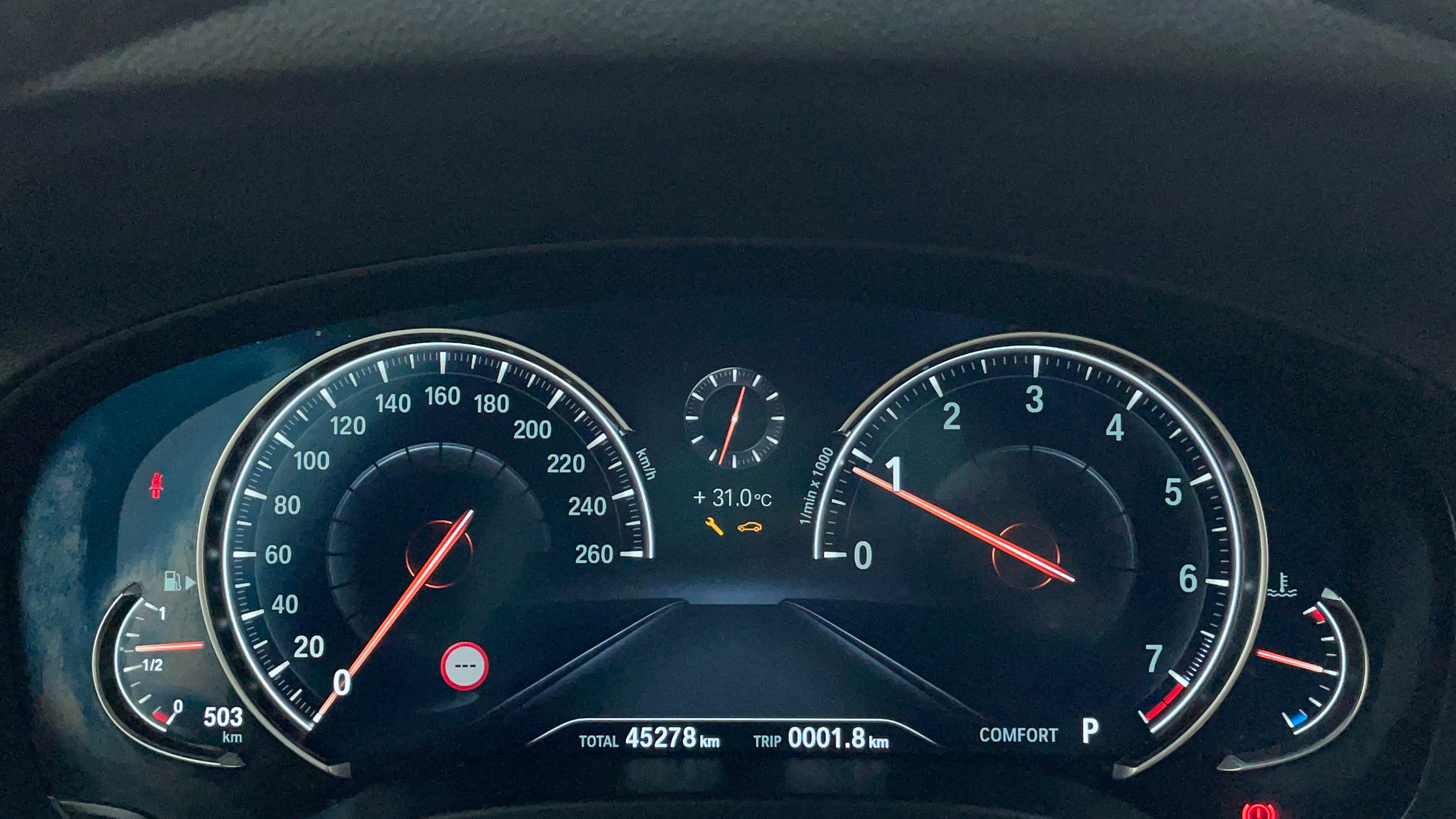 BMW X3-Odometer View