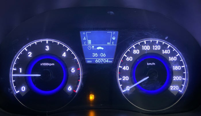 2013 Hyundai Verna FLUIDIC 1.6 CRDI SX OPT, Diesel, Manual, 60,990 km, Odometer Image