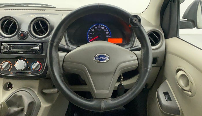 2015 Datsun Go Plus T, Petrol, Manual, 96,121 km, Steering Wheel Close Up