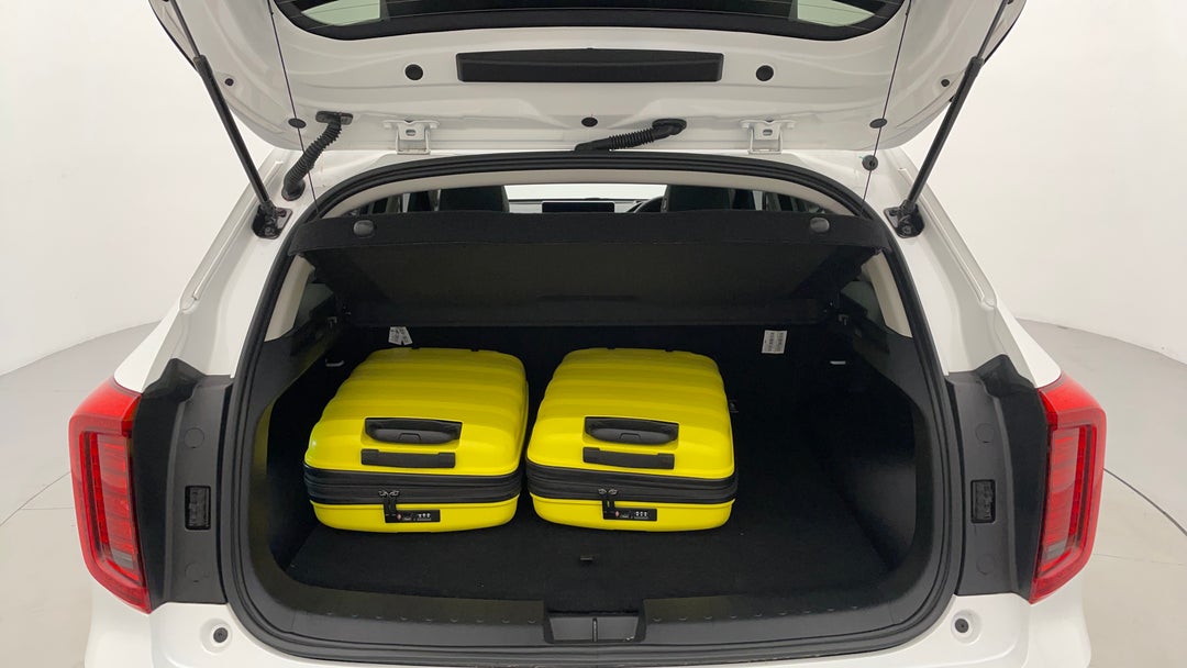 Boot Inside View with Luggage