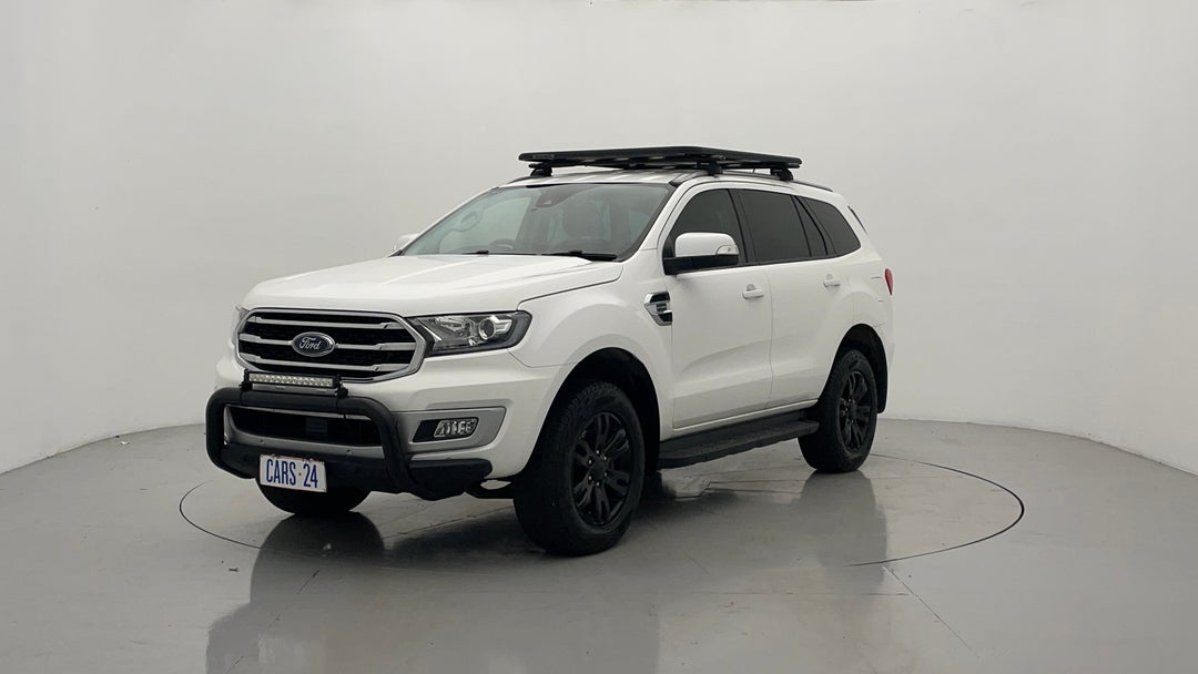 2019 Ford Everest Trend (4wd 7 Seat), Automatic, 143623 km, Left Front Diagonal (45- Degree) View