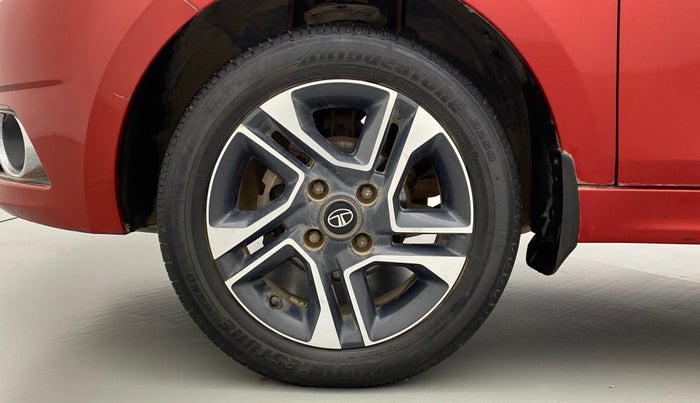 2017 Tata TIGOR Revotron XZA 1.2, Petrol, Automatic, 27,675 km, Left Front Wheel