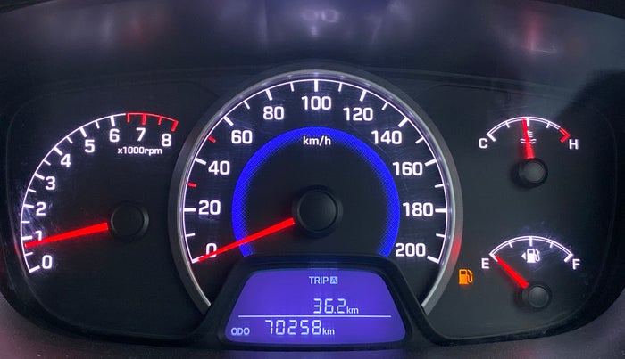 2016 Hyundai Grand i10 MAGNA 1.2 KAPPA VTVT, Petrol, Manual, 70,294 km, Odometer Image