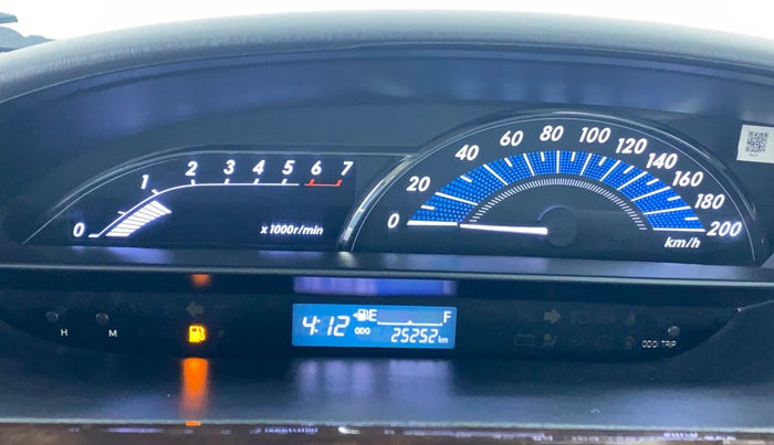 2017 Toyota Etios GX, Petrol, Manual, 25,310 km, Odometer Image
