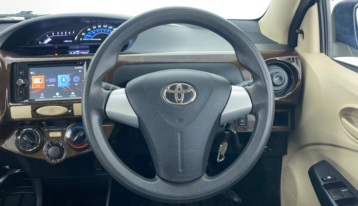 2017 Toyota Etios GX, Petrol, Manual, 25,310 km, Steering Wheel Close Up