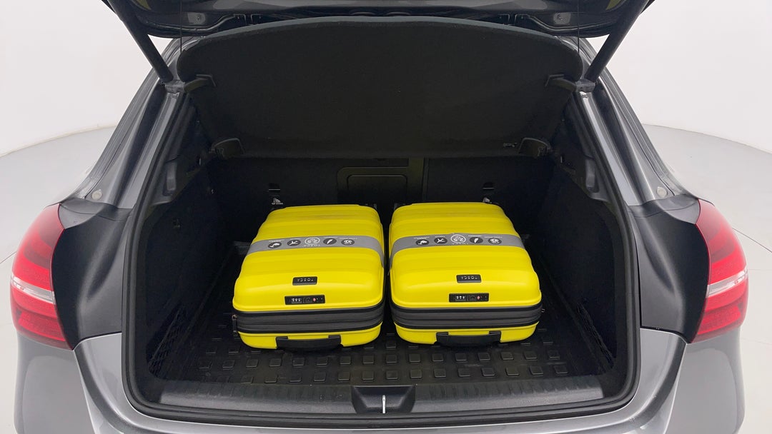 Boot Inside View with Luggage