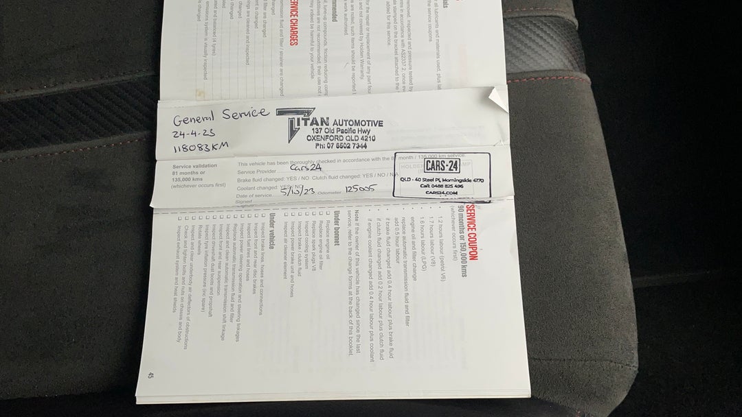 2015 Holden Ute Sv6 Storm, Automatic, 125021 km, Service History