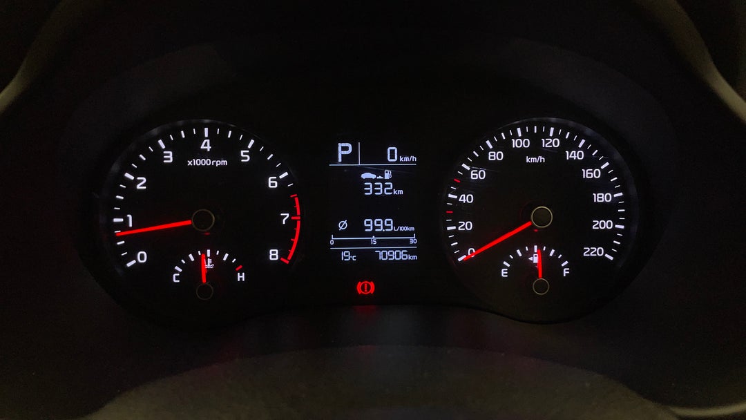 2018 Kia Rio S, Automatic, 70906 km, Odometer View