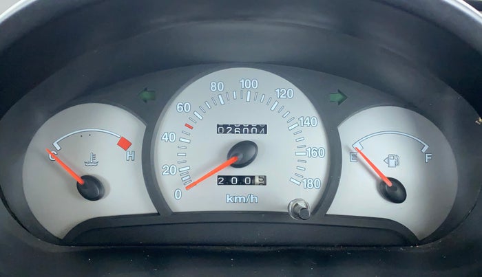2013 Hyundai Santro Xing GLS, Petrol, Manual, 26,106 km, Odometer Image