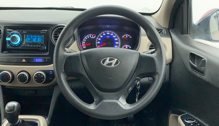 2015 Hyundai Grand i10 MAGNA 1.2 KAPPA VTVT, Petrol, Manual, 53,772 km, Steering Wheel Close Up