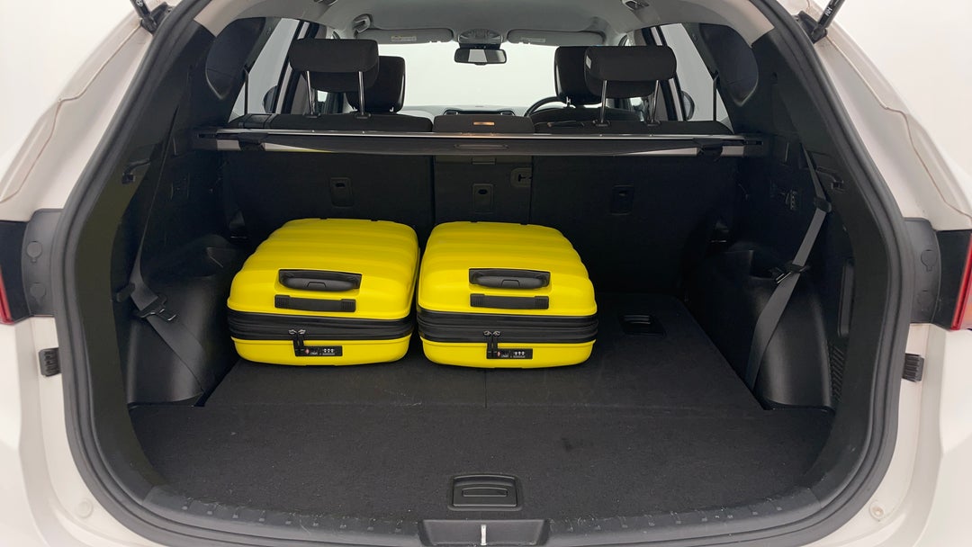 2017 Hyundai Santa Fe Active Crdi (4x4), Automatic, 115252 km, Boot Inside View with Luggage