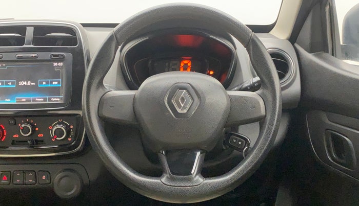 2017 Renault Kwid RXT 0.8 (O), Petrol, Manual, 49,595 km, Steering Wheel Close Up