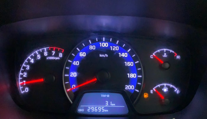 2014 Hyundai Xcent SX 1.2 (O), Petrol, Manual, 29,695 km, Odometer Image
