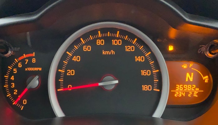2017 Maruti Celerio VXI AMT (O), Petrol, Automatic, 36,982 km, Odometer Image