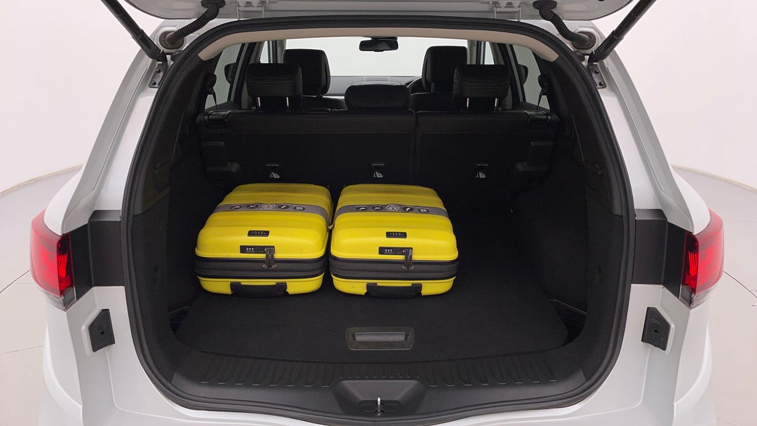 Boot Inside View with Luggage