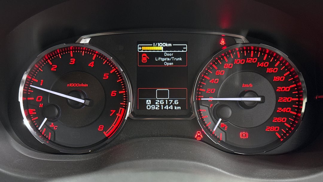 2015 Subaru WRX Premium (AWD), Manual, 92144 km, Odometer View