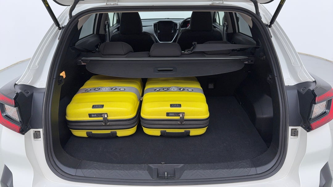 Boot Inside View with Luggage