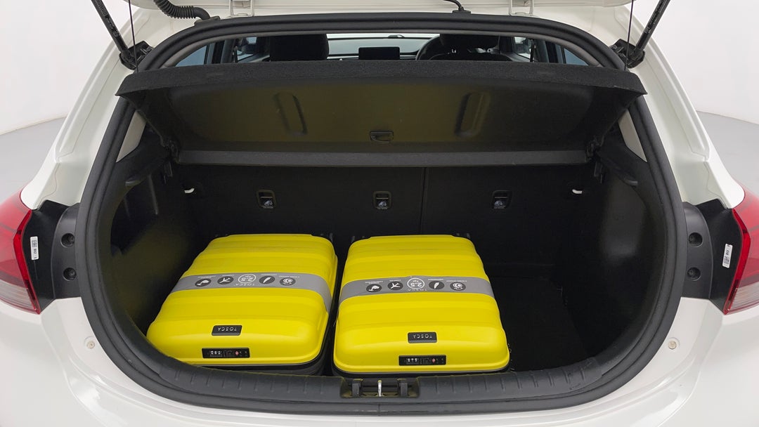 Boot Inside View with Luggage