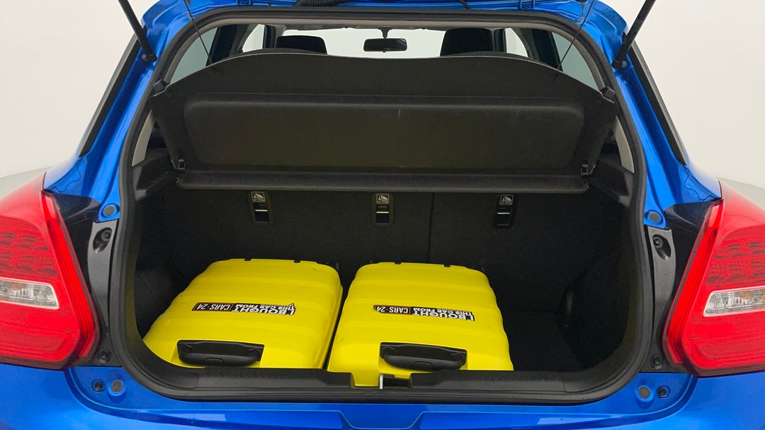 Boot Inside View with Luggage