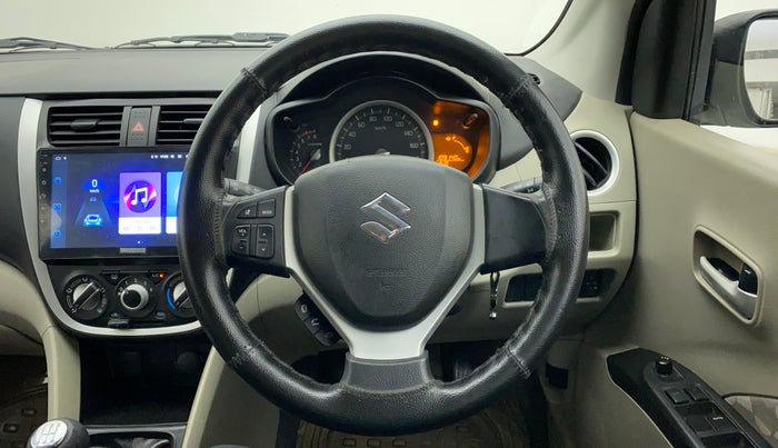 2015 Maruti Celerio ZXI, Petrol, Manual, 1,09,257 km, Steering Wheel Close Up